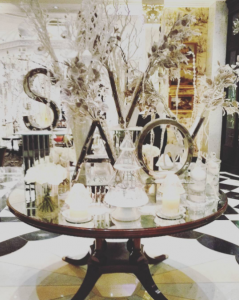 The Savoy London before eating food at the Savoy Grill