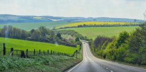 Picture of the journey into Somerset